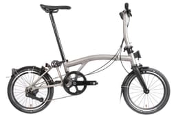 Brompton T Line 4-Speed - Blasted Titanium - view 1