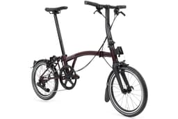 Brompton P Line 4-Speed - Plum Red - view 2