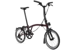 Brompton P Line 4-Speed - Plum Red - view 3
