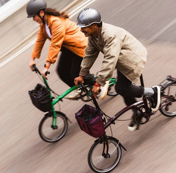 Riding a Brompton in the city